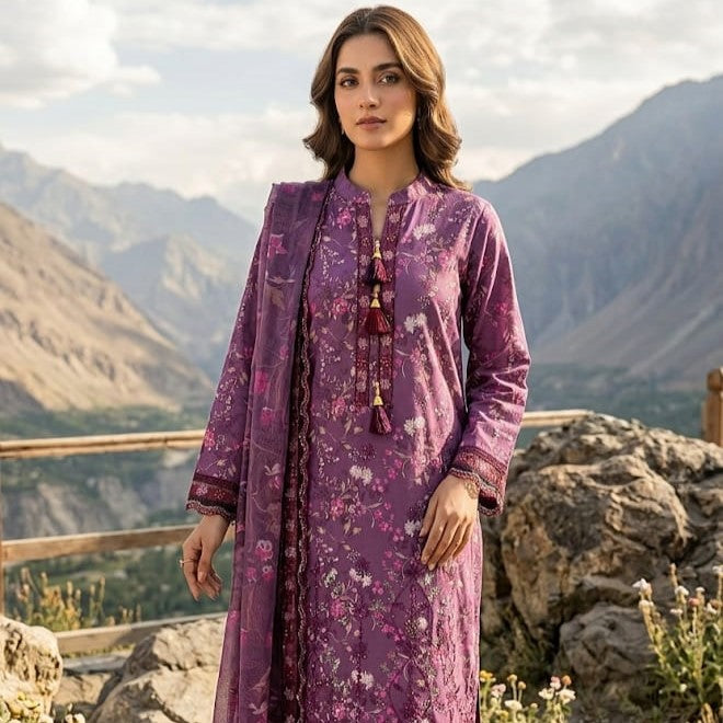 Royal Plum Luxury Outfit